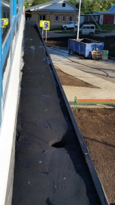 Гидроизоляция входных групп на жилом доме в городе Елабуга, пр. Нефтянников дом 68